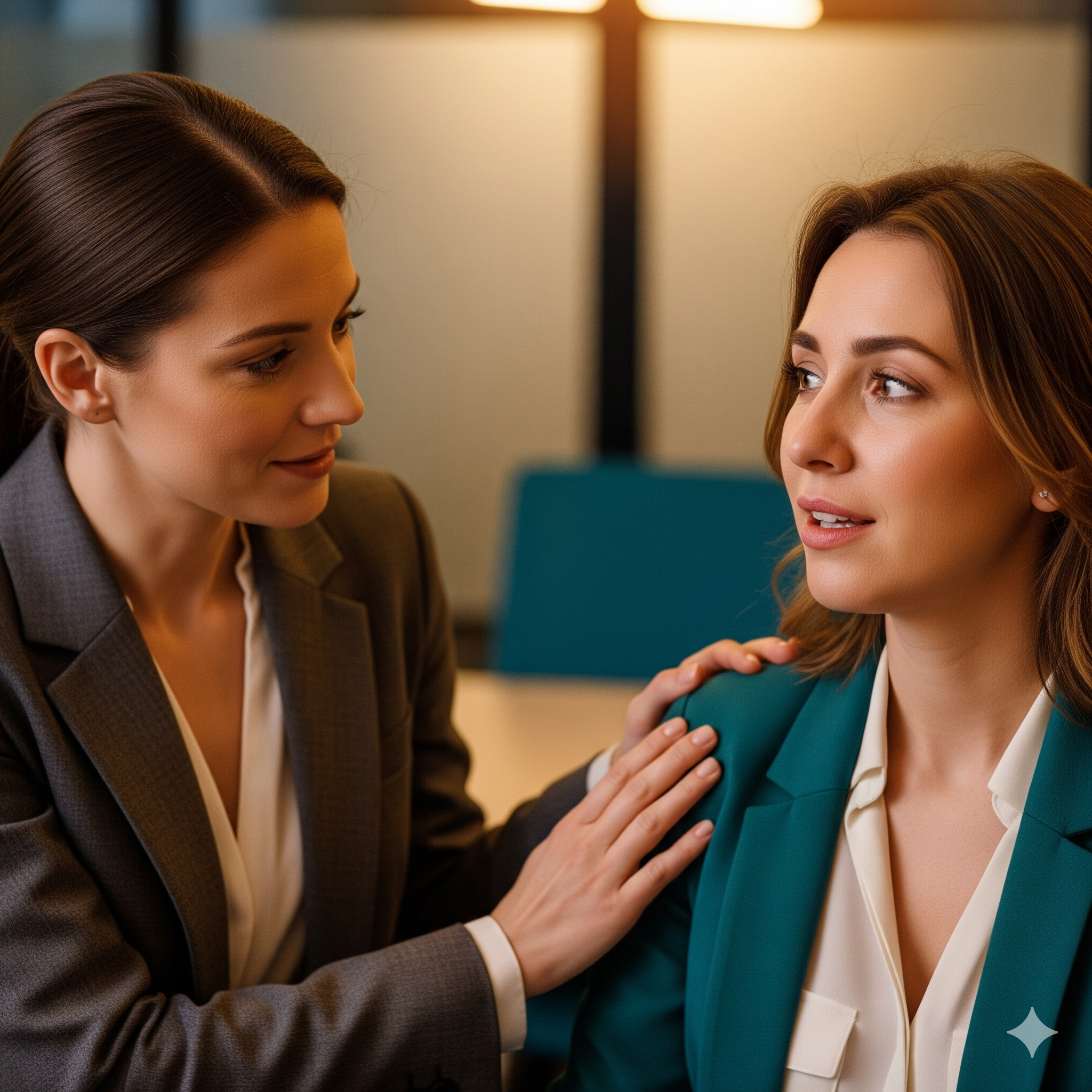 Empathy in action - company representative understanding and supporting client needs